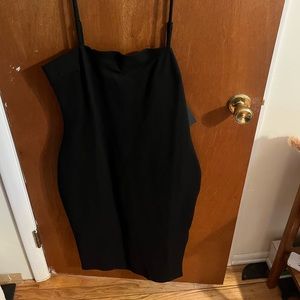 NWT Lulus Black Spaghetti Strap tight dress